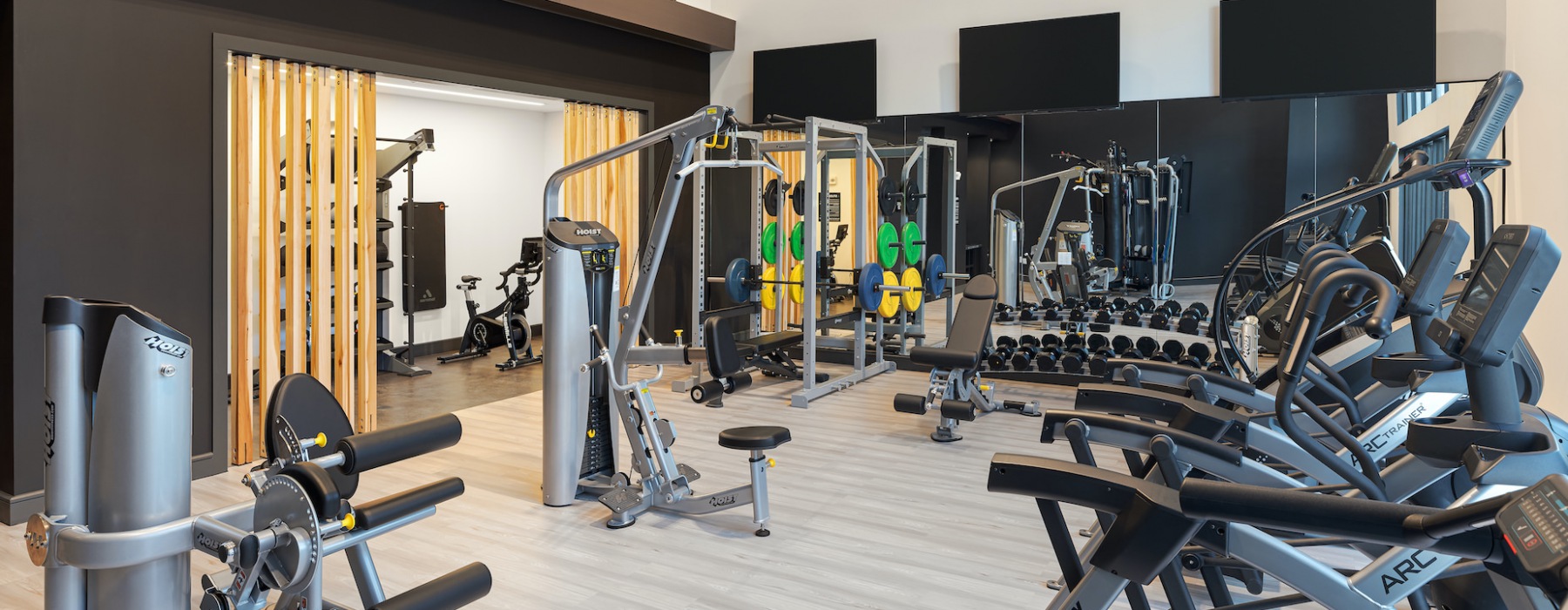 gym at norra apartments